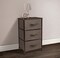 Sorbus Dresser with 3 Drawers - Bedside Furniture & Accent End Table Chest for Home, Bedroom Accessories, Office, College Dorm, Steel Frame, Wood Top, Fabric Drawers